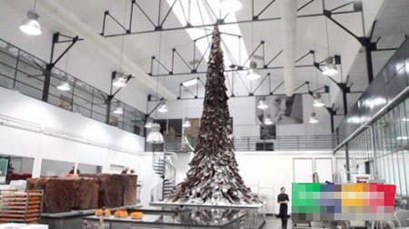 史上最不寻常的5棵圣诞树 奢华新奇无比