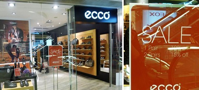 Ecco爱步鞋香港特卖低至85折