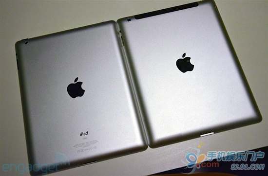 iPad 3 “真机”与iPad 2多图对比