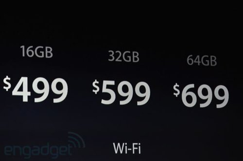 新iPad将16日发售 售价不变499美元起