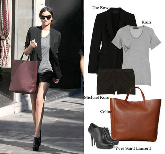 西装配短裤率性出行 梅雨天也有好心情