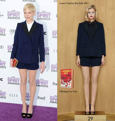 西装配短裤率性出行 梅雨天也有好心情