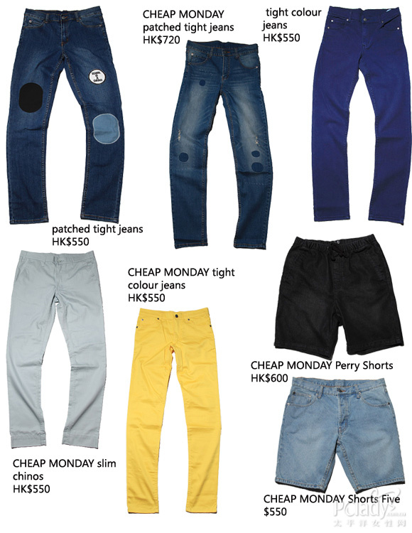 男仔小清新 鞋裤新色强袭港！