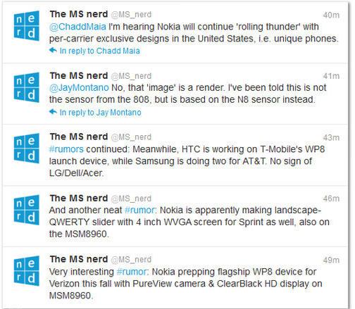 旗舰泄露 两款诺基亚WP8双核新机曝光