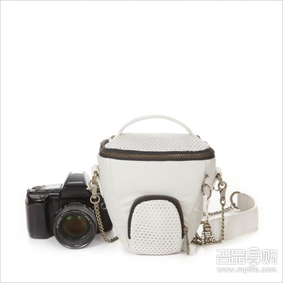 Kipling X blogger皮革相机包