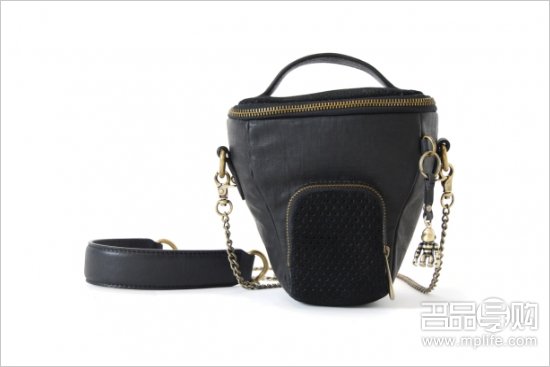 Kipling X blogger皮革相机包