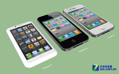 新一代iPhone概念图被曝光：四吋屏+四核A6