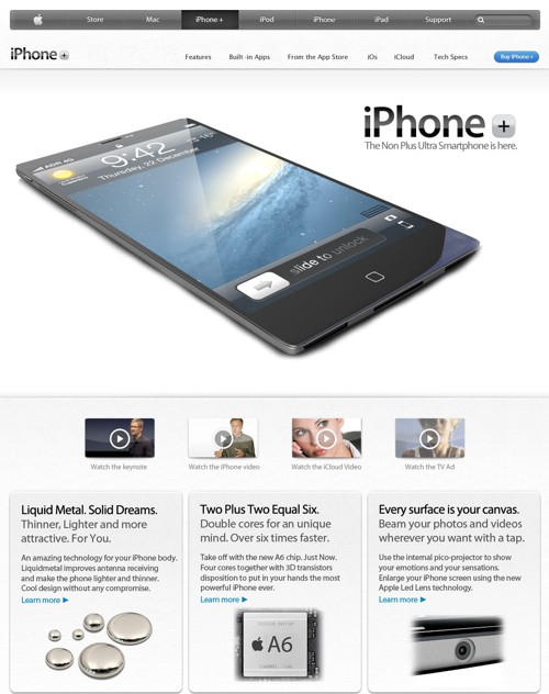 iPhone 5假想图曝光 看上去不错