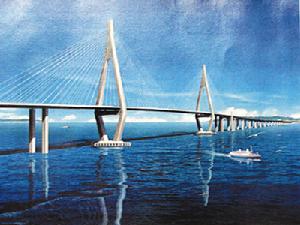 港珠澳大桥将进入全线施工期 大桥海事处揭牌 