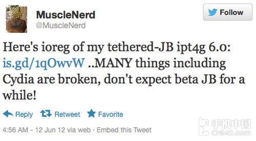 苹果iOS 6新固件发布一天即遭越狱