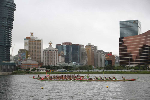 2012澳门国际龙舟赛开幕 138支队伍报名参赛 