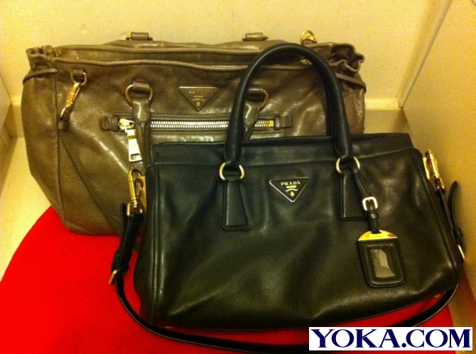 香港购物 低调晒大牌包包 Prada LV Gucci