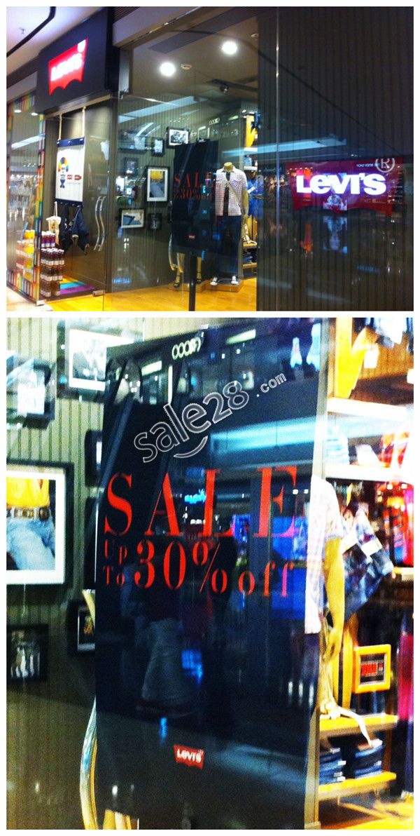 Levi's香港又一城广场店7折发售