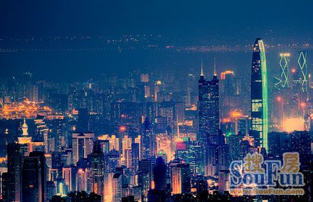 中国十大夜景最美城市 香港居榜首