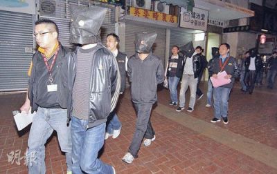 香港警方反黑拘逾百人　黑帮涉洗黑钱逾3亿港币 