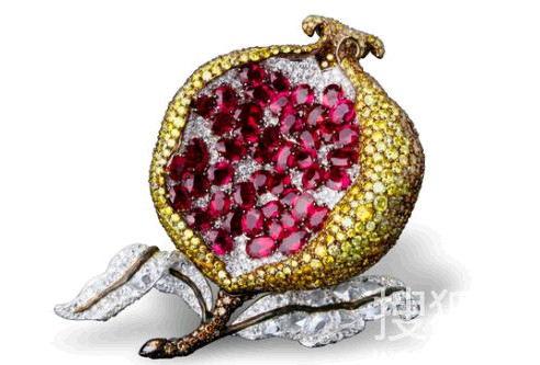 香港购物：珠宝演绎水果：水灵新鲜