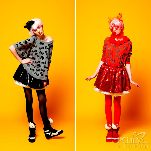 香港购物预览：b+ab x Hello Kitty 2012秋冬服饰系列