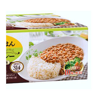 无添加香港美食之选：FANCL副线F&H发芽米饭配蔬菜咖喱 