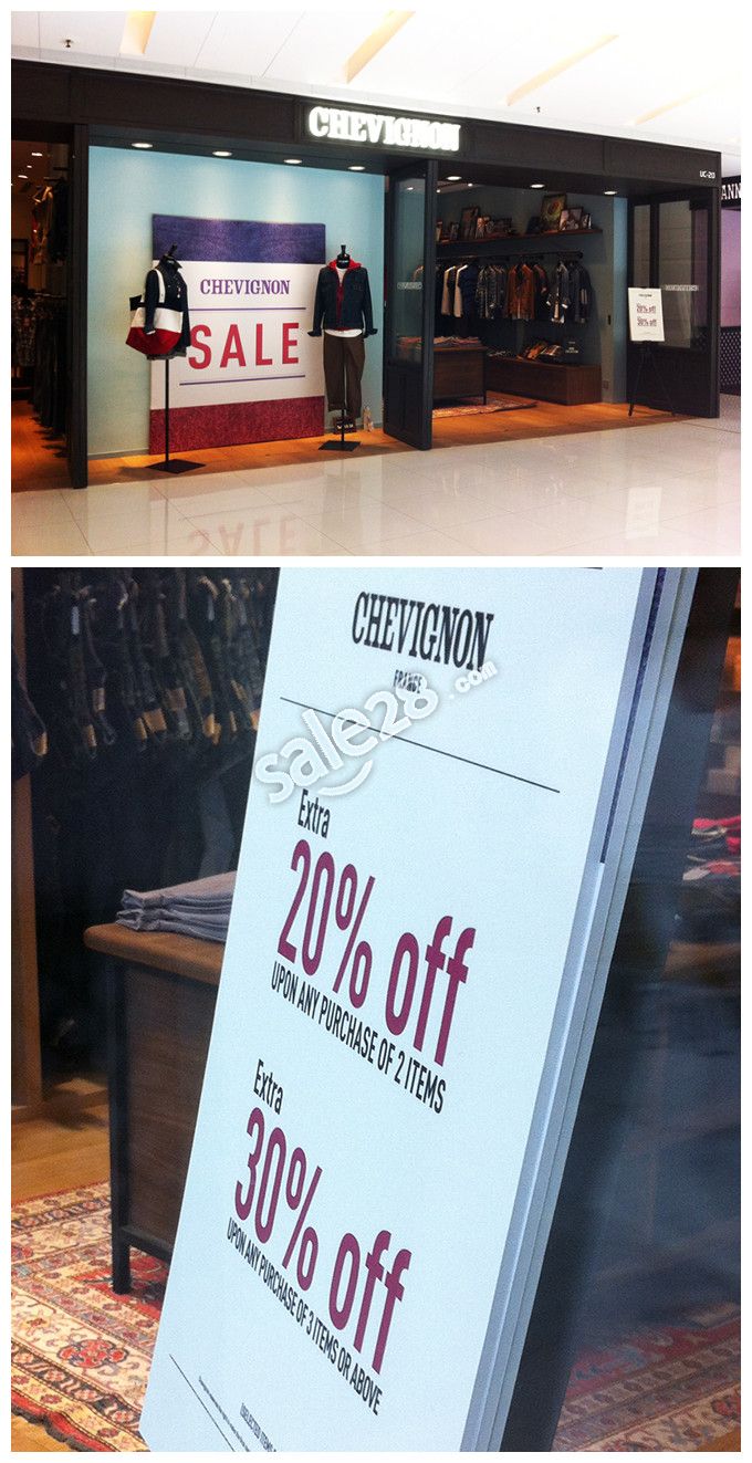 Chevignon牛仔裤香港特价发售