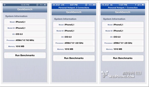 再一次秒杀一切 苹果A6性能测试