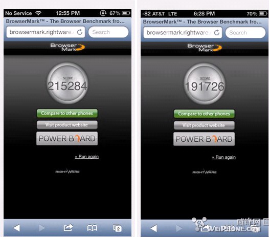 再一次秒杀一切 苹果A6性能测试