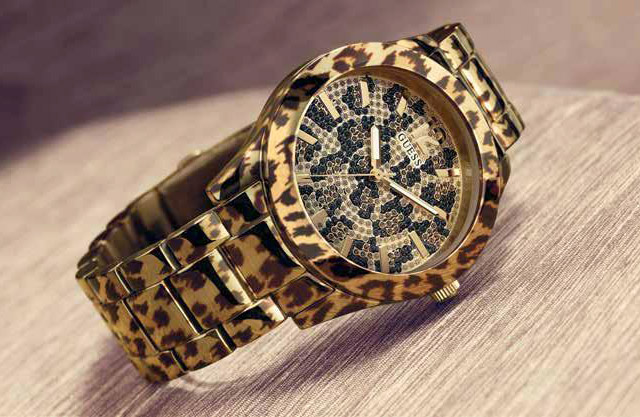 香港购物：GUESS Watches全新Fierce豹纹腕表系列