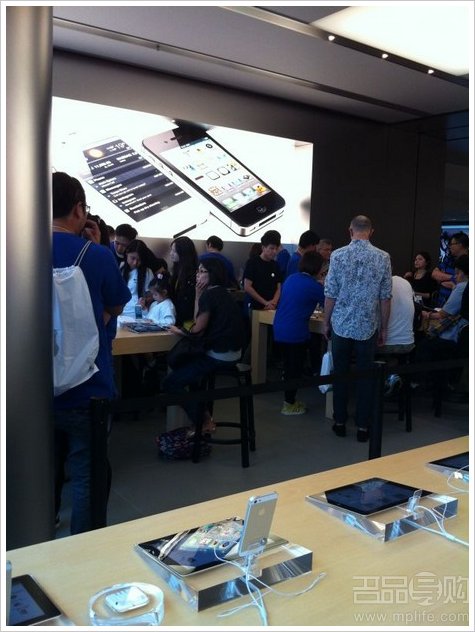 香港IFC苹果iphone5最新实拍