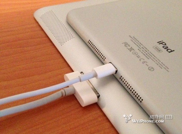 iPad mini全身照曝光 使用Lightning接口