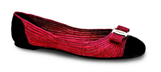 菲拉格慕 单鞋手袋 2013新品大走编织风