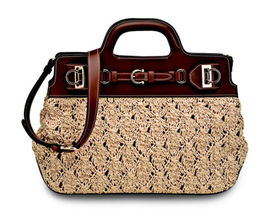 菲拉格慕 单鞋手袋 2013新品大走编织风