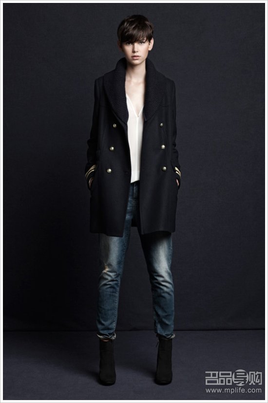 香港时尚购物：ZARA2012秋冬新款主打军装风