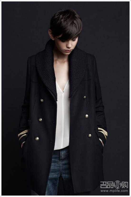 香港时尚购物：ZARA2012秋冬新款主打军装风