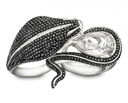 神秘黑水晶 施华洛世奇暗黑系珠宝