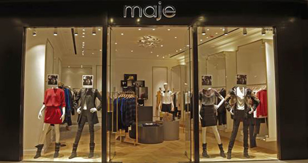 法国著名品牌MAJE亚洲首间专门店中环ifc隆重