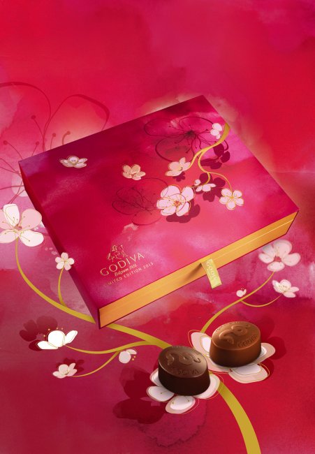 香港美食：GODIVA 2013 蛇年限量巧克力礼盒
