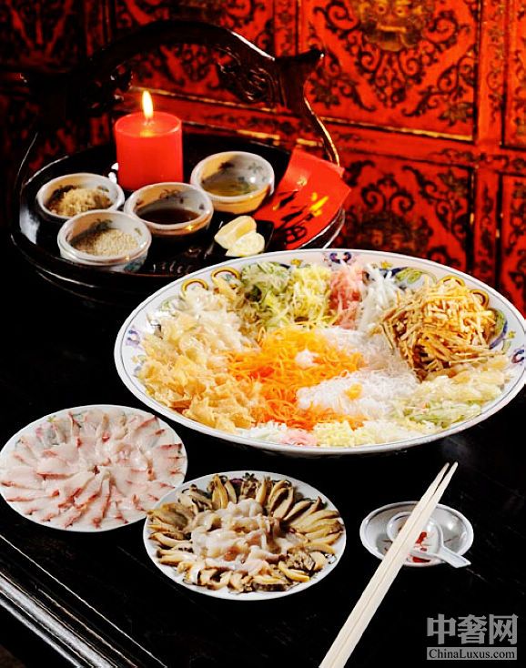 香港胡同餐厅呈献农历新年传统菜肴“捞起”