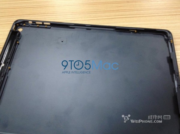 疑似iPad 5背壳曝光 类似iPad mini