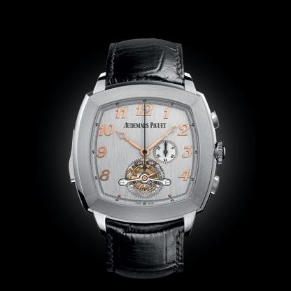 香港购物预览：爱彼传统系列三问陀飞轮计时码腕表