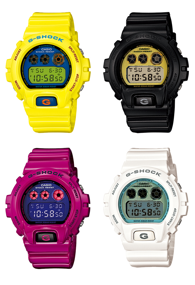 香港时尚购物：Casio G-Shock 2013 DW-6900 Crazy Colors新配色曝光