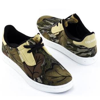 香港购物时尚：奇异的迷彩花纹 Gourmet 2013迷彩组合鞋款