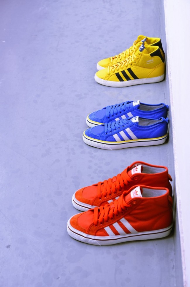 香港时尚新品：adidas Originals 2013春夏 “Colorful Sneaker Pack”