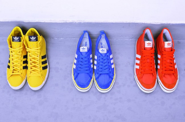 香港时尚新品：adidas Originals 2013春夏 “Colorful Sneaker Pack”