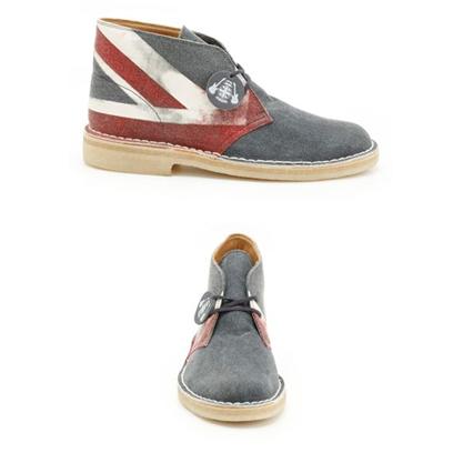香港购物时尚：Clarks ORIGINALs国旗版的DesertBoot沙漠靴