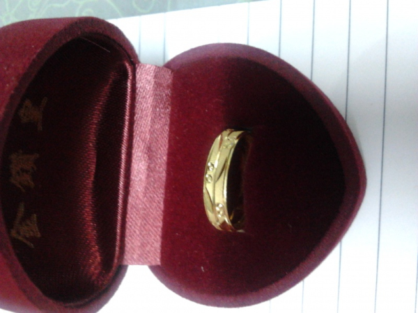 分享4月17日香港买入的足金