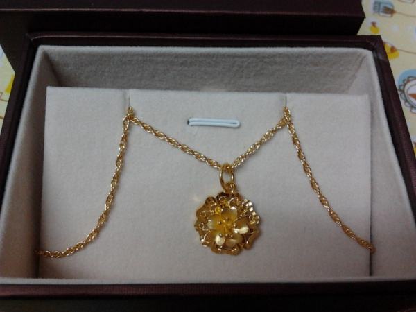 分享4月17日香港买入的足金