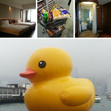 周末香港旅游 住如心睇巨鸭买零食（有图有真相）