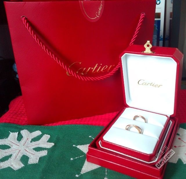香港晒货:卡地亚TRINITY对戒