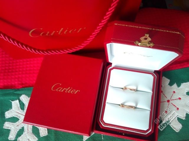 香港晒货:卡地亚TRINITY对戒