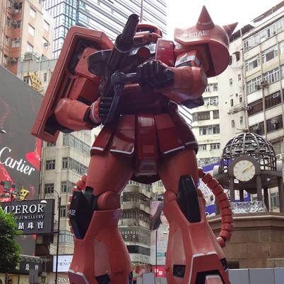 香港自由行睇高达“红彗星”时代开战 对战场面每晚上映