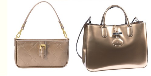 香港购物新品:Longchamp 2014年的春季系列金属诱惑包袋